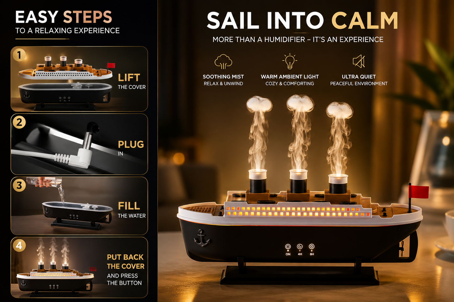 Misty Voyage - Titanic Aroma Diffuser 2.0